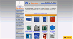 Desktop Screenshot of mk-containers.co.uk